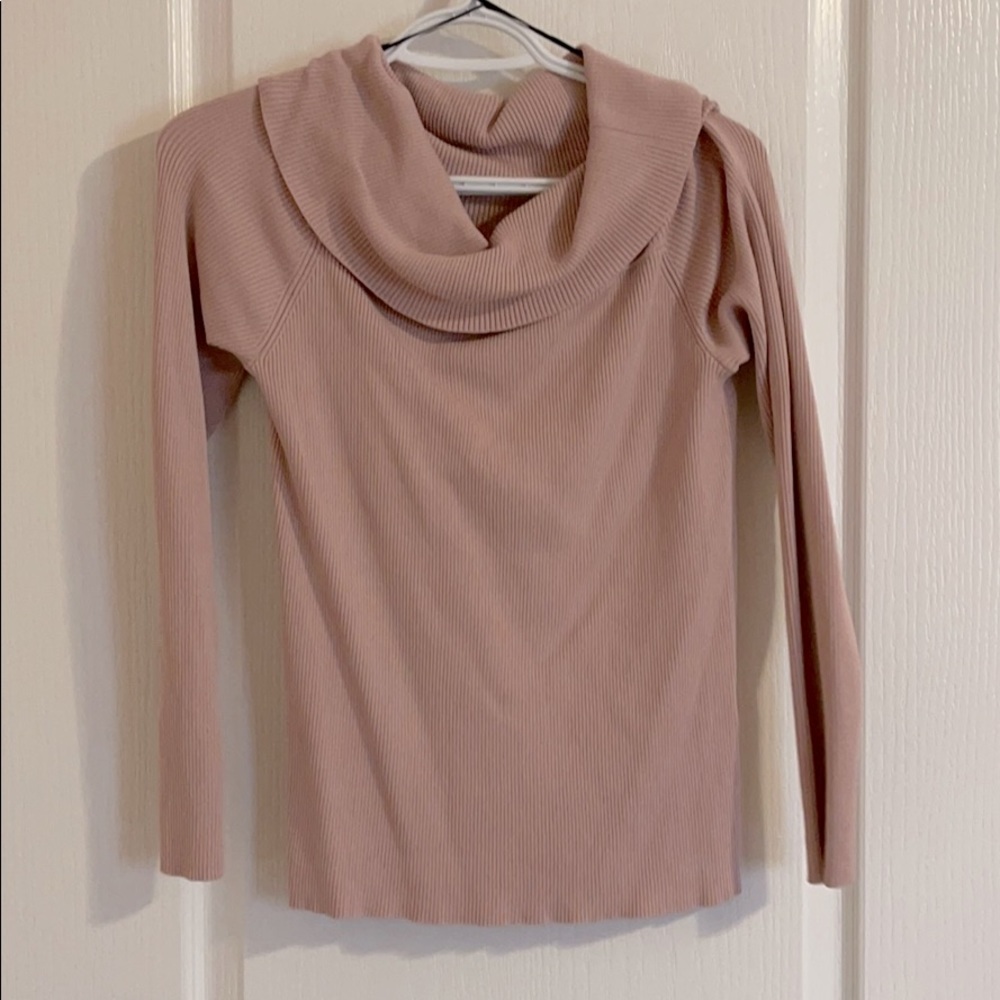 Pink off the shoulder sweater